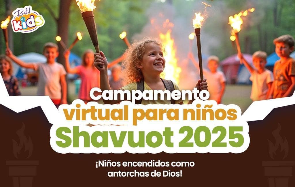 Campamento virtual para niños Shavuot 2025 con Rosh Kids