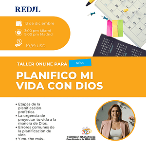 Taller online Planifico mi vida con Dios