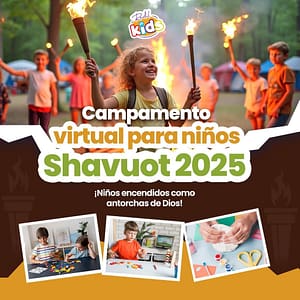 Campamento virtual para niños Shavuot 2025 con Rosh Kids